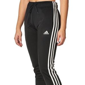 adidas Women's Warm-Up Tricot Regular 3-Stripes Track Pants size medium